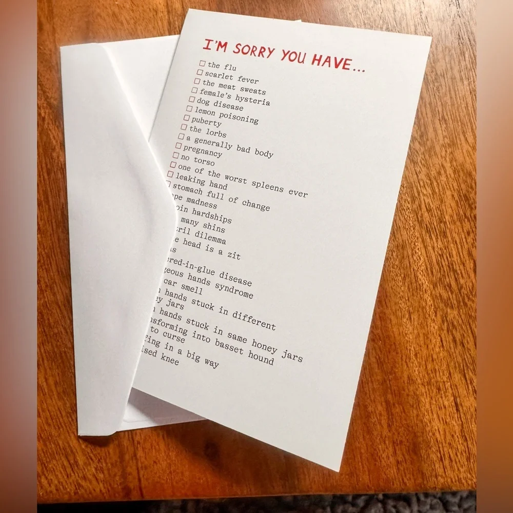 3/$10 Greeting Card from Cards Against Humanity - I’m Sorry